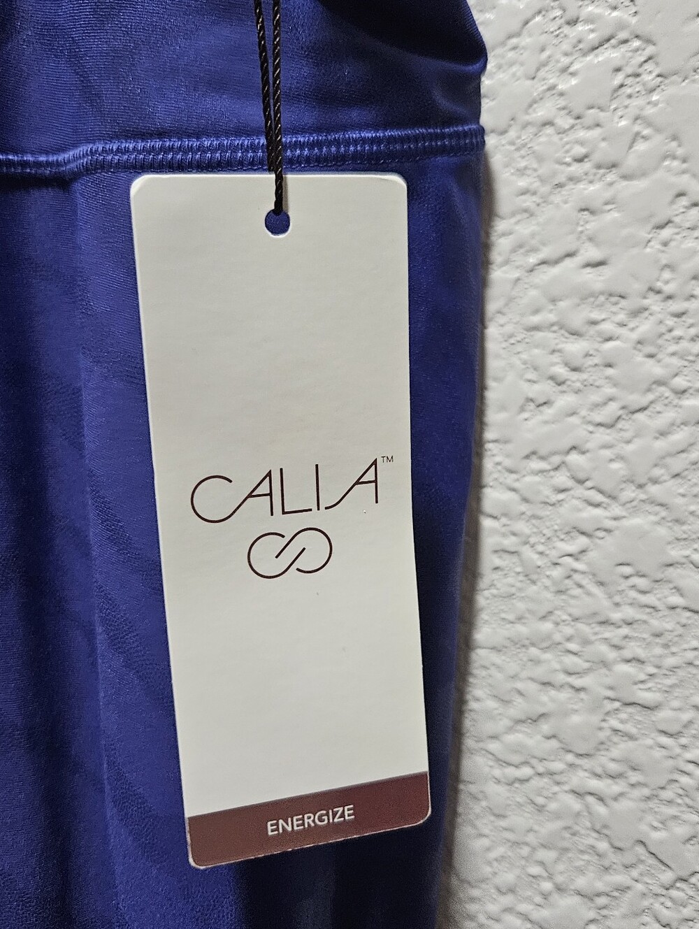 Calia Energy Collection High Rise Legging - Foil Navy- Size 1X - Picture 3 of 9